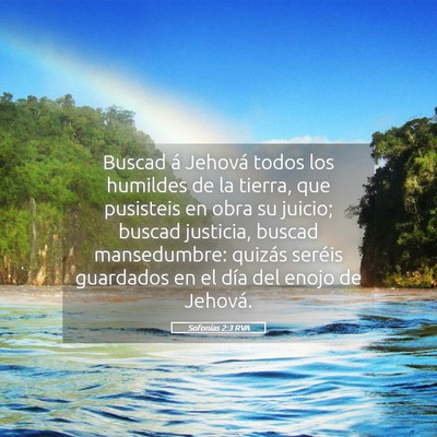 Picture 05 - Sofonías 2:3 RVA - Buscad á Jehová todos los humildes de la - Bible Verse Picture