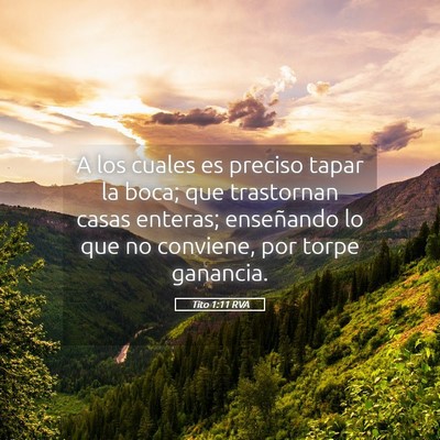 Picture 05 - Tito 1:11 RVA - A los cuales es preciso tapar la boca; que - Bible Verse Picture