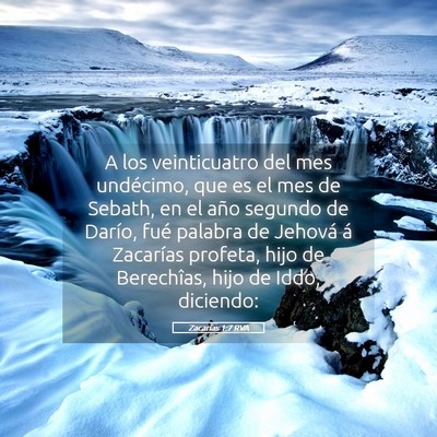 Picture 05 - Zacarías 1:7 RVA - A los veinticuatro del mes undécimo, que es el - Bible Verse Picture