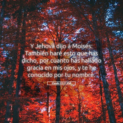 Picture 05 - Éxodo 33:17 RVA - Y Jehová dijo á Moisés: También haré esto - Bible Verse Picture