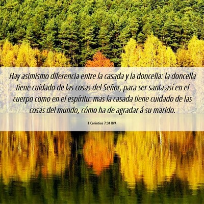 Picture 06 - 1 Corintios 7:34 RVA - Hay asimismo diferencia entre la casada y la - Bible Verse Picture