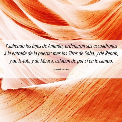 Picture 06 - 2 Samuel 10:8 RVA - Y saliendo los hijos de Ammón, ordenaron sus - Bible Verse Picture