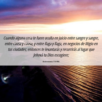Picture 06 - Deuteronomio 17:8 RVA - Cuando alguna cosa te fuere oculta en juicio - Bible Verse Picture
