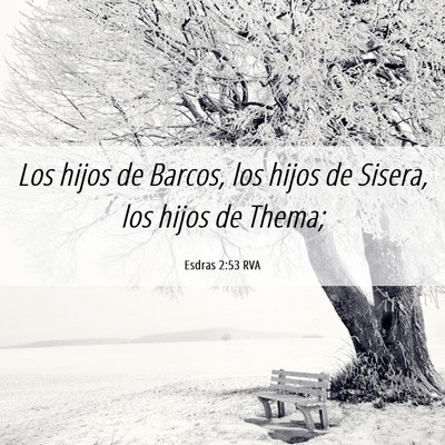 Picture 06 - Esdras 2:53 RVA - Los hijos de Barcos, los hijos de Sisera, los - Bible Verse Picture