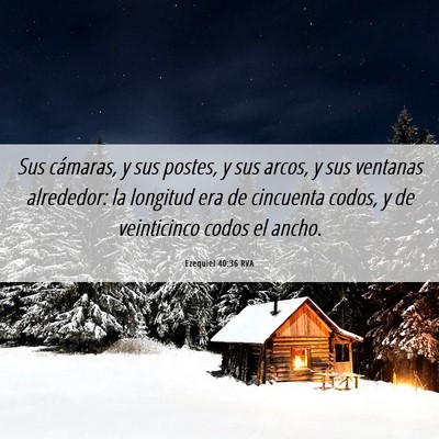 Picture 06 - Ezequiel 40:36 RVA - Sus cámaras, y sus postes, y sus arcos, y sus - Bible Verse Picture