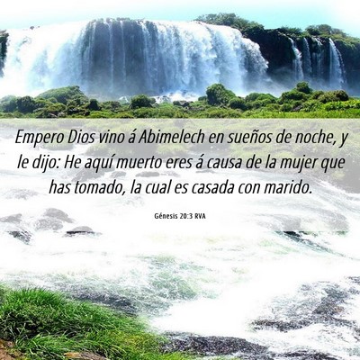 Picture 06 - Génesis 20:3 RVA - Empero Dios vino á Abimelech en sueños de - Bible Verse Picture