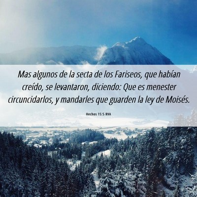 Picture 06 - Hechos 15:5 RVA - Mas algunos de la secta de los Fariseos, que - Bible Verse Picture