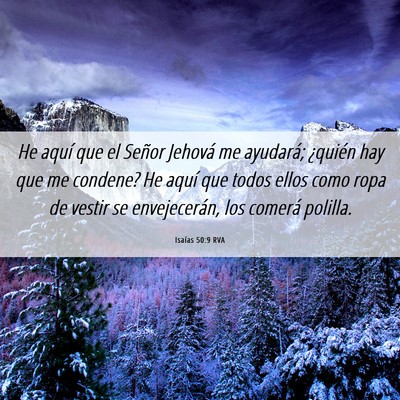Picture 06 - Isaías 50:9 RVA - He aquí que el Señor Jehová me ayudará; - Bible Verse Picture