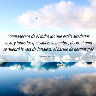 Picture 06 - Jeremías 48:17 RVA - Compadeceos de él todos los que estáis - Bible Verse Picture