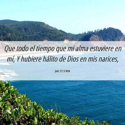 Picture 06 - Job 27:3 RVA - Que todo el tiempo que mi alma estuviere en mí, - Bible Verse Picture