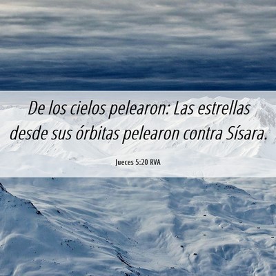 Picture 06 - Jueces 5:20 RVA - De los cielos pelearon: Las estrellas desde sus - Bible Verse Picture