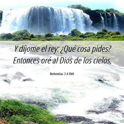 Picture 06 - Nehemías 2:4 RVA - Y díjome el rey: ¿Qué cosa pides? Entonces - Bible Verse Picture