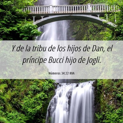 Picture 06 - Números 34:22 RVA - Y de la tribu de los hijos de Dan, el príncipe - Bible Verse Picture