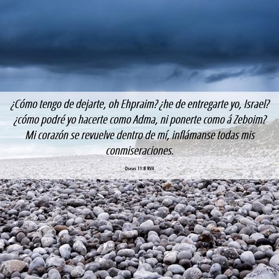Picture 06 - Oseas 11:8 RVA - ¿Cómo tengo de dejarte, oh Ehpraim? ¿he de - Bible Verse Picture