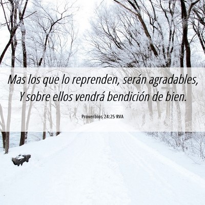Picture 06 - Proverbios 24:25 RVA - Mas los que lo reprenden, serán agradables, Y - Bible Verse Picture