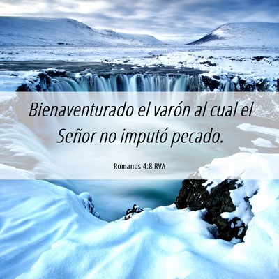 Picture 06 - Romanos 4:8 RVA - Bienaventurado el varón al cual el Señor no - Bible Verse Picture