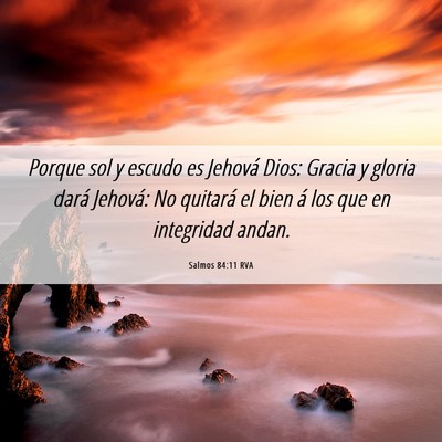 Picture 06 - Salmos 84:11 RVA - Porque sol y escudo es Jehová Dios: Gracia y - Bible Verse Picture