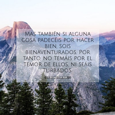 Picture 07 - 1 Pedro 3:14 RVA - Mas también si alguna cosa padecéis por hacer - Bible Verse Picture