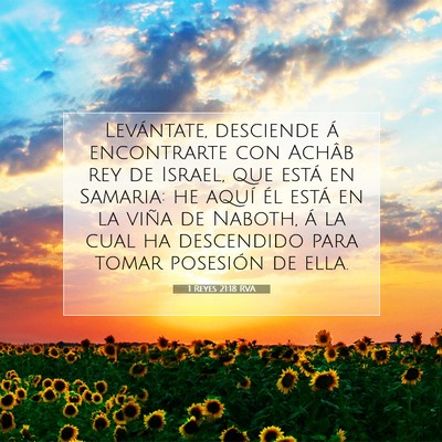 Picture 07 - 1 Reyes 21:18 RVA - Levántate, desciende á encontrarte con Achâb - Bible Verse Picture