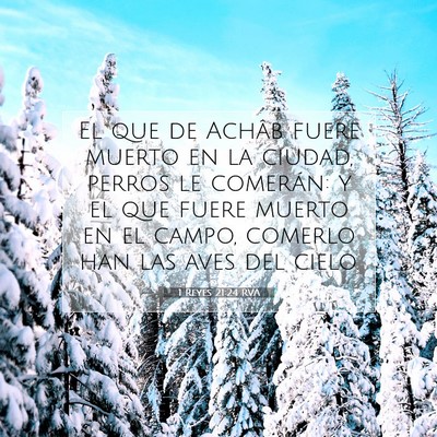 Picture 07 - 1 Reyes 21:24 RVA - El que de Achâb fuere muerto en la ciudad, - Bible Verse Picture