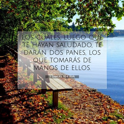 Picture 07 - 1 Samuel 10:4 RVA - Los cuales, luego que te hayan saludado, te - Bible Verse Picture