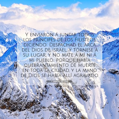 Picture 07 - 1 Samuel 5:11 RVA - Y enviaron á juntar todos los príncipes de los - Bible Verse Picture