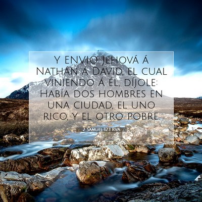 Picture 07 - 2 Samuel 12:1 RVA - Y ENVIO Jehová á Nathán á David, el cual - Bible Verse Picture