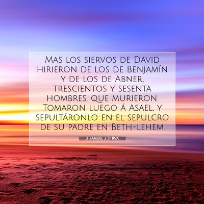 Picture 07 - 2 Samuel 2:31 RVA - Mas los siervos de David hirieron de los de - Bible Verse Picture