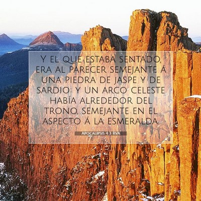 Picture 07 - Apocalipsis 4:3 RVA - Y el que estaba sentado, era al parecer semejante - Bible Verse Picture