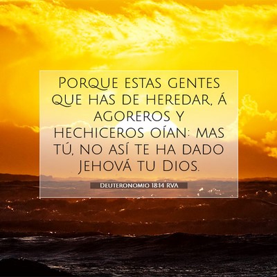 Picture 07 - Deuteronomio 18:14 RVA - Porque estas gentes que has de heredar, á - Bible Verse Picture