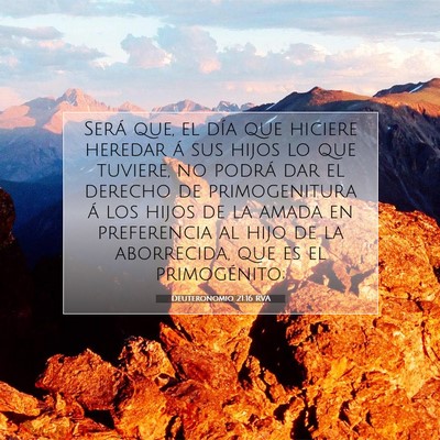Picture 07 - Deuteronomio 21:16 RVA - Será que, el día que hiciere heredar á sus - Bible Verse Picture