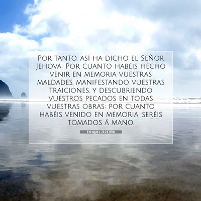 Picture 07 - Ezequiel 21:24 RVA - Por tanto, así ha dicho el Señor Jehová: Por - Bible Verse Picture
