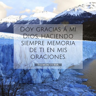 Picture 07 - Filemón 1:4 RVA - Doy gracias á mi Dios, haciendo siempre memoria - Bible Verse Picture