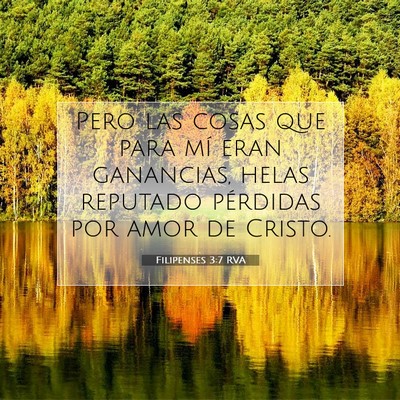 Picture 07 - Filipenses 3:7 RVA - Pero las cosas que para mí eran ganancias, helas - Bible Verse Picture