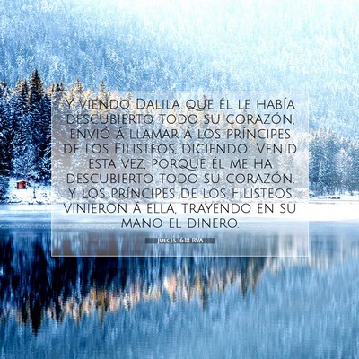 Picture 07 - Jueces 16:18 RVA - Y viendo Dalila que él le había descubierto - Bible Verse Picture