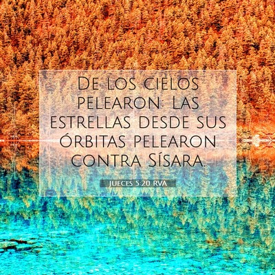 Picture 07 - Jueces 5:20 RVA - De los cielos pelearon: Las estrellas desde sus - Bible Verse Picture
