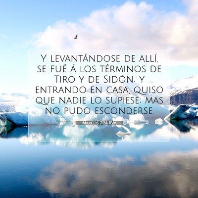 Picture 07 - Marcos 7:24 RVA - Y levantándose de allí, se fué á los - Bible Verse Picture