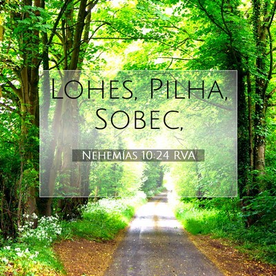 Picture 07 - Nehemías 10:24 RVA - Lohes, Pilha, - Bible Verse Picture