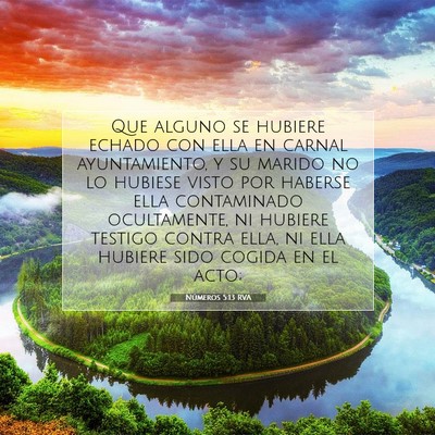 Picture 07 - Números 5:13 RVA - Que alguno se hubiere echado con ella en carnal - Bible Verse Picture