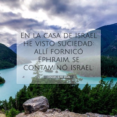 Picture 07 - Oseas 6:10 RVA - En la casa de Israel he visto suciedad: allí - Bible Verse Picture
