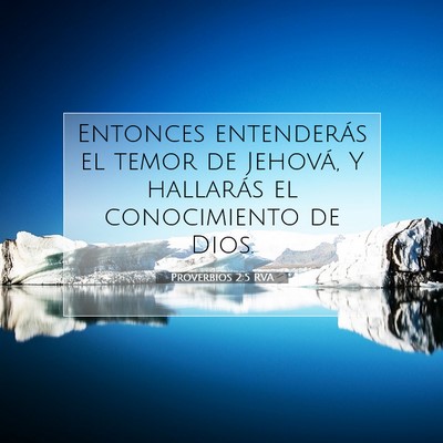 Picture 07 - Proverbios 2:5 RVA - Entonces entenderás el temor de Jehová, Y - Bible Verse Picture