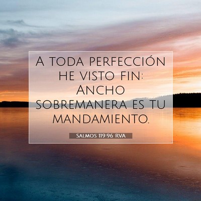 Picture 07 - Salmos 119:96 RVA - A toda perfección he visto fin: Ancho - Bible Verse Picture