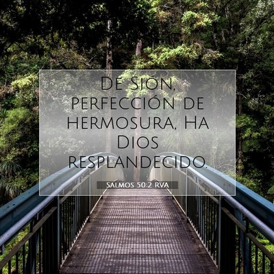 Picture 07 - Salmos 50:2 RVA - De Sión, perfección de hermosura, Ha Dios - Bible Verse Picture
