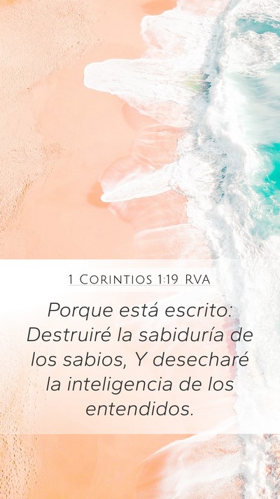 1 Corintios 1:19 RVA Bible Verse Image