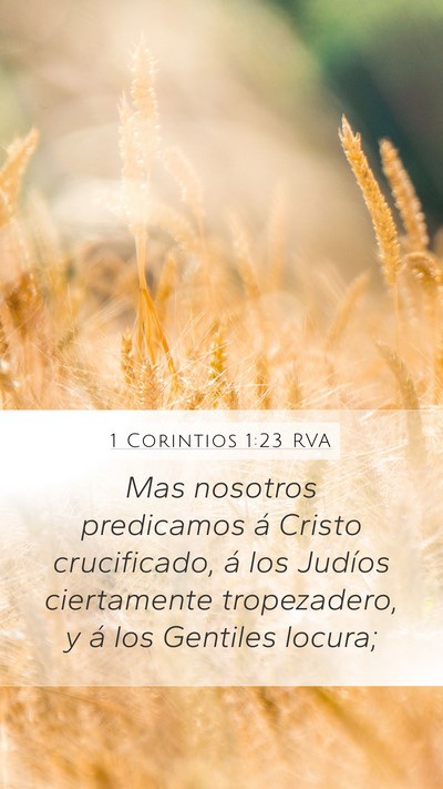 1 Corintios 1:23 RVA Bible Verse Image