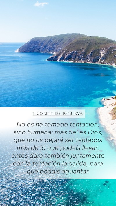 1 Corintios 10:13 RVA Bible Verse Image