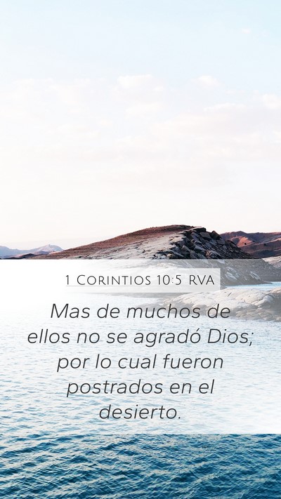 1 Corintios 10:5 RVA Bible Verse Image