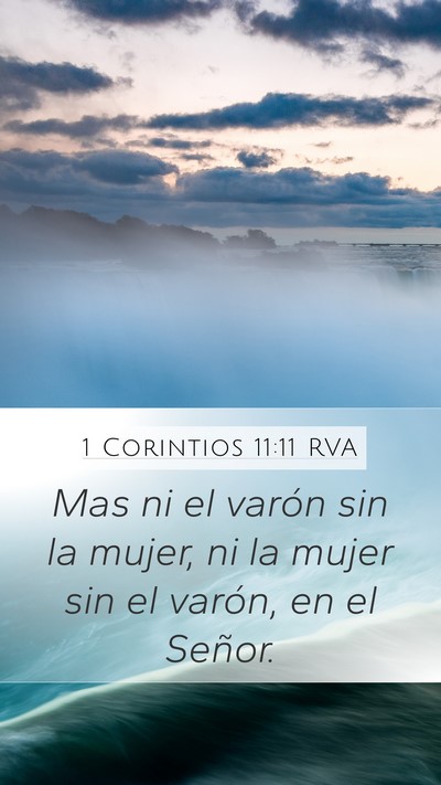 1 Corintios 11:11 RVA Bible Verse Image
