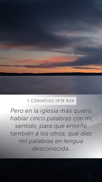 1 Corintios 14:19 RVA Bible Verse Image