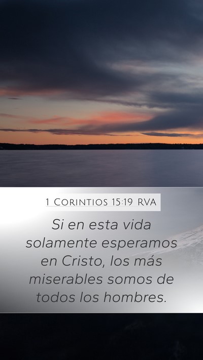 1 Corintios 15:19 RVA Bible Verse Image